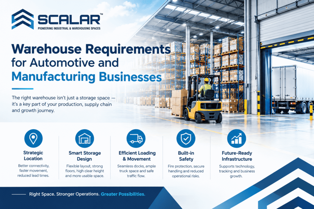 Warehouse Requirements for Automotive and Manufacturing Businesses