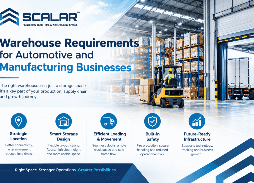 Warehouse Requirements for Automotive and Manufacturing Businesses