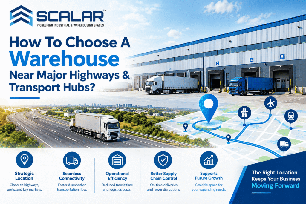 How To Choose A Warehouse Near Major Highways & Transport Hubs?
